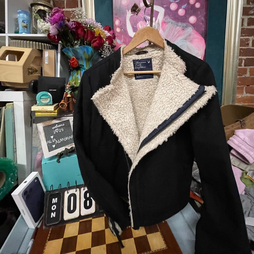 Cozy and Structured American Eagle Jacket